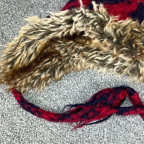 American Eagle Wool Alpaca Boys Winter Trapper Hat - Picture 4 of 5